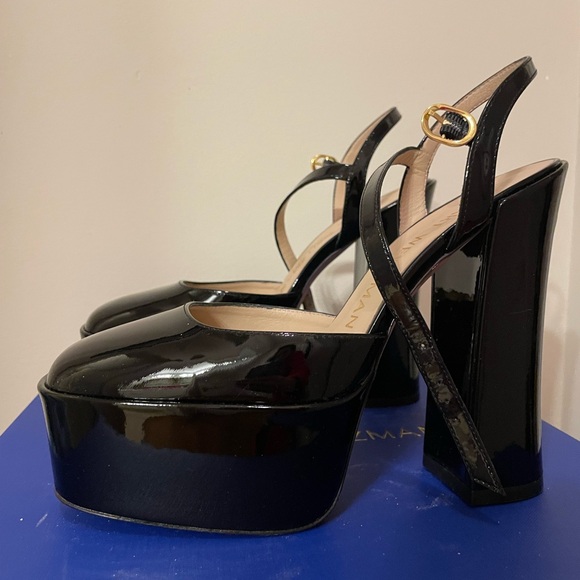 STUART WEITZMAN
Sky High 145 patent-leather platform pumps - Picture 5 of 8